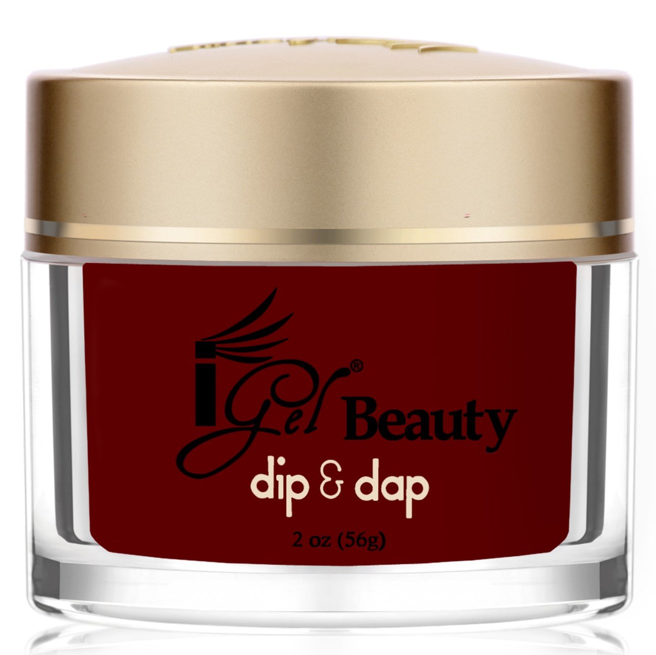 iGel Beauty - Dip & Dap Powder - DD034 Dark Crimson - RECOMMENDED FOR DIP